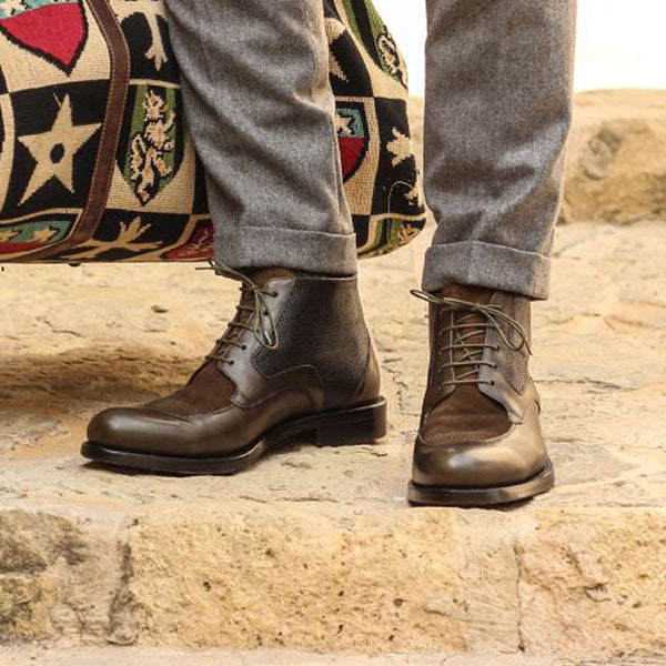 MULTI TEXTURED CHUKKA BOOT