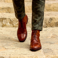 MULTI TEXTURED CAP TOE CHUKKA BOOT