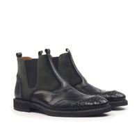 DOUBLE WINGTIP CHELSEA BOOT